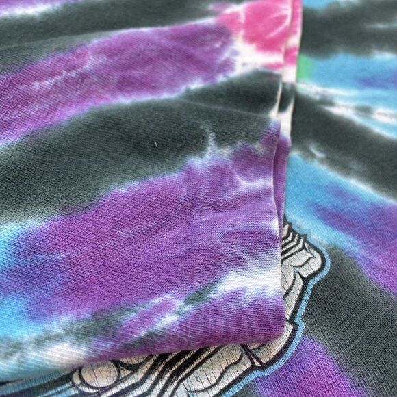 Vintage Single Stitch Disney Aerosmith Graphic Tee 2XL Tie Dye - Picture 6 of 12